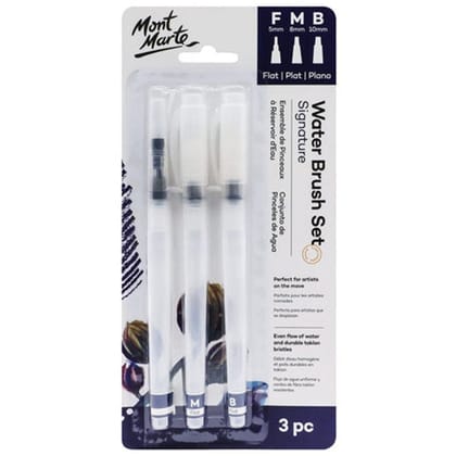 Mont Marte Signature Water Brush Set Of 3