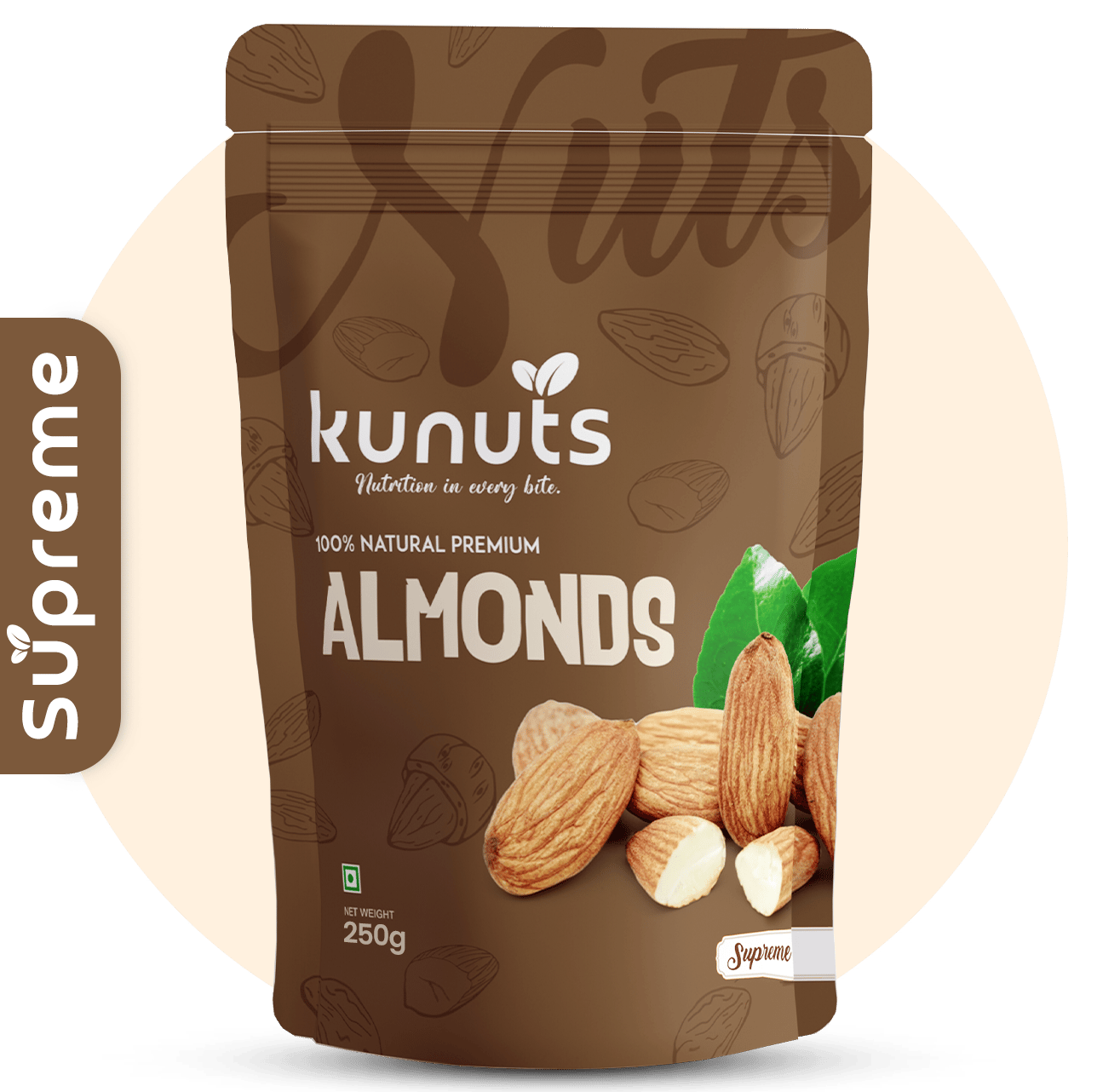 Almond: Natural & Premium (Supreme)-250g