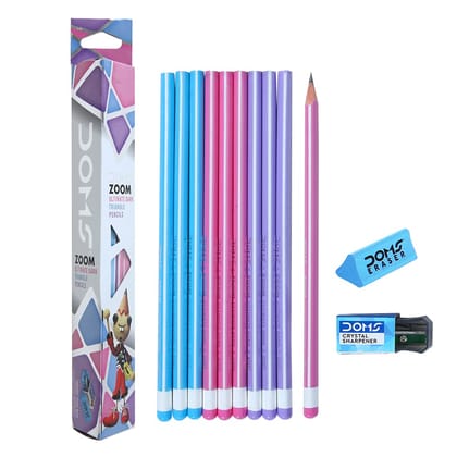 Doms zoom extra dark pencil 10 pc