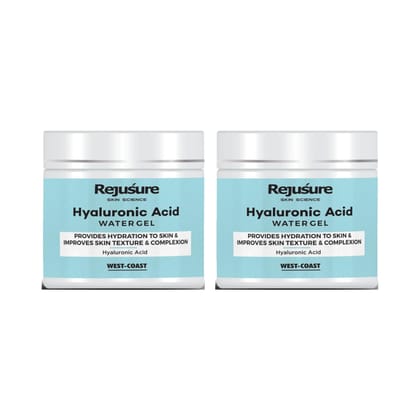 Rejusure Hyaluronic Acid Gel  Provides Hydration to Skin and Improves Skin Texture and Complexion  50gm Pack of 2-Rejusure Hyaluronic Acid Gel – Provides Hydration to Skin and Improves Skin Tex