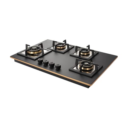 Glen 77 cm 4 Burner Hob Matt Glass Series BH 1074 SQ HT TDB 2TR MG