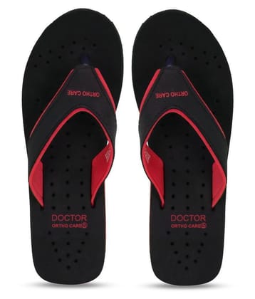 DOCTOR EXTRA SOFT - Red Womens Thong Flip Flop - 4