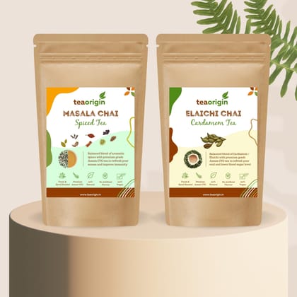 Masala Chai & Elaichi Chai Combo-250g + 250g