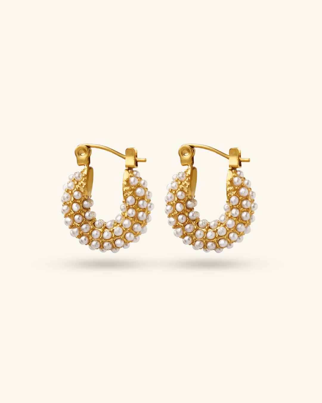 Satin Pearl Earrings