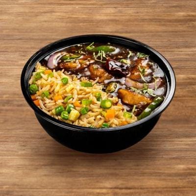 Schezwan Chicken Bowl __ Fried Rice