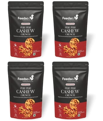 Feedsco Cashew nut (Kaju) 100 g Pack of 4