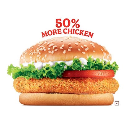 BK Chicken Burger.