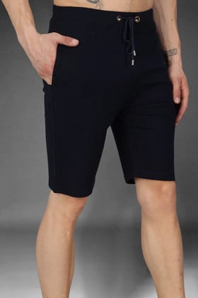 Midnight Blue - Terry Shorts-S