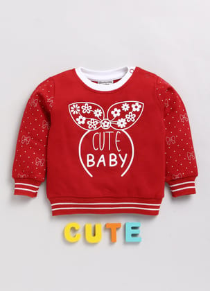 Kids Sweatshirt - Cute Baby-3-6M