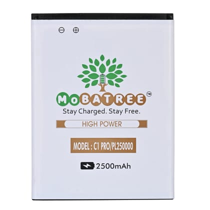 Mobatree Original Mobile Battery Comio C1 Pro - PL250000, 2500mAh (6 months Guarantee)