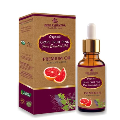 Grape Fruit Pure Essential Oil Pink (Citrus Racemosa) | 20ml