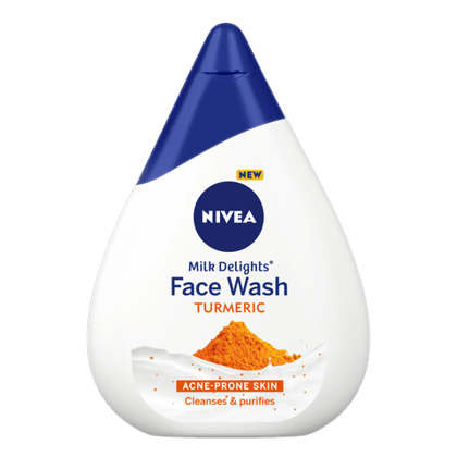 Nivea Milk Delights Turmeric Facewash, 100 ml Bottle