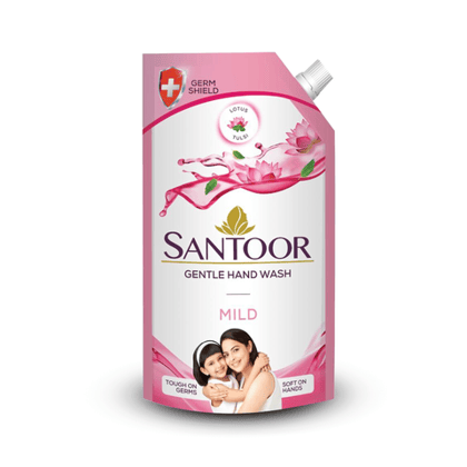 Santoor Mild Handwash, 750 ml Pouch