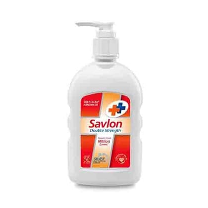 Savlon Double Strength Deep Clean Handwash - Silver Nano Particles & Pine Oil, Protects From Million Germs, 200 Ml