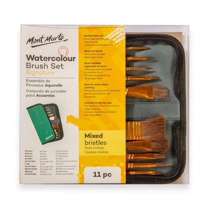 Mont Marte Watercolour Brush Set Of 11