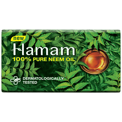 Hamam Neem Tulsi and Aloe Vera Soap Bar, 150 gm