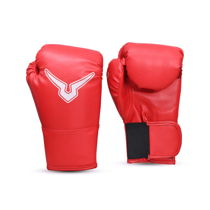 Invincible Rebound Training Boxing Gloves for Beginners-L/XL / Red