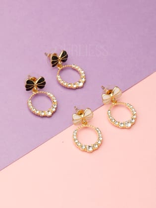 Elegant bow/Charming bow-Black