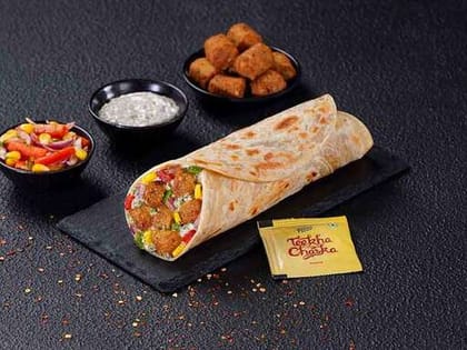 Falafel Veggie Lebanese Wrap (CF)- Lachha Paratha (Handcrafted)