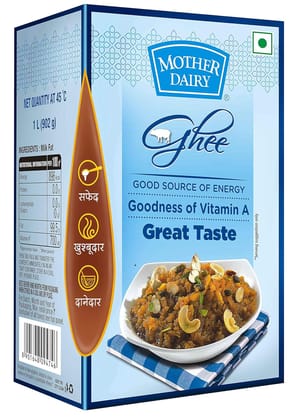 Mother Dairy Pure Healthy Ghee, 1 Litre