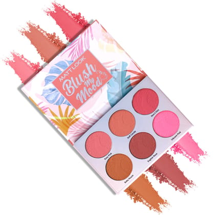 Matt look Blush My Mood Blusher Palette-01 Made in heaven