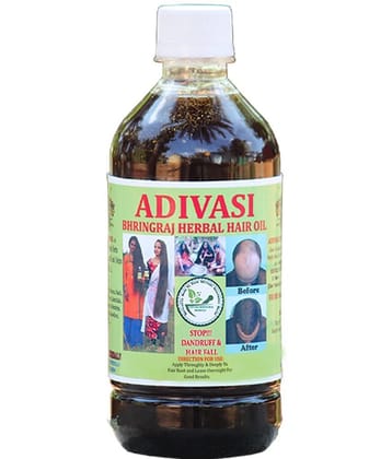 ADIVASI BHRINGRAJ HERBALS - Hair Growth Bhringraj Oil 250 ml ( Pack of 1 )