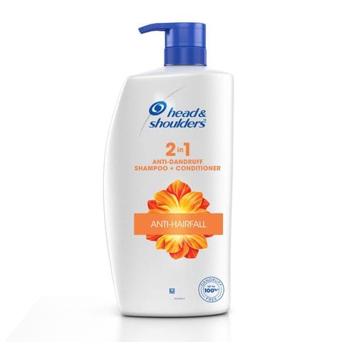 Head & Shoulders 2-in-1 Anti Hairfall, Anti-Dandruff Shampoo, 650 ml Bottle