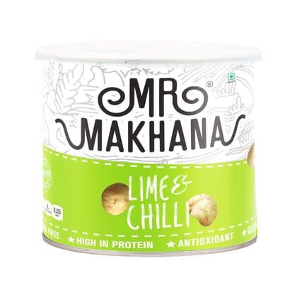 Mr Makhana Lime Chilli - 50 gm, Pack of 3