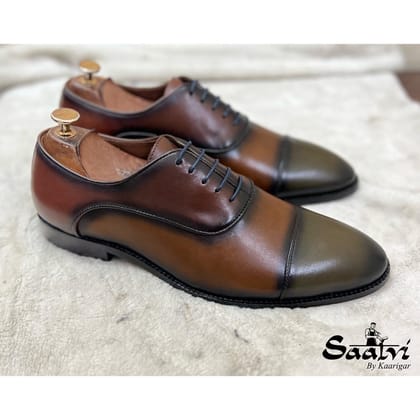 Multi Colour Oxfords Hand Finished-UK5/US6/EU39