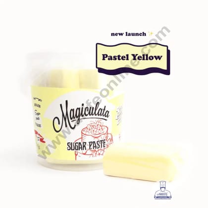 Magiculata Sugar Paste 1 Kg - Pastel Yellow