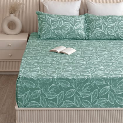 Imprimer Lilac - Bedsheet-Aqua Blue / 84" x 90"