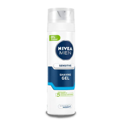 Nivea Men Sensitive Shaving Gel, 200 ml Bottle