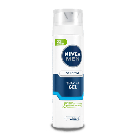 Nivea Men Sensitive Shaving Gel, 200 ml Bottle