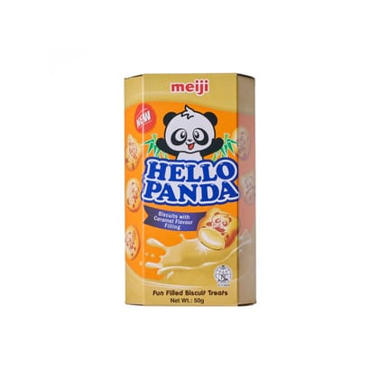 Meiji Hello Panda Caramel Biscuit 50Gm