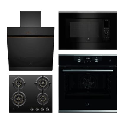 Electrolux Chimney + Hob + Oven + Microwave Combo EXCHOM-05