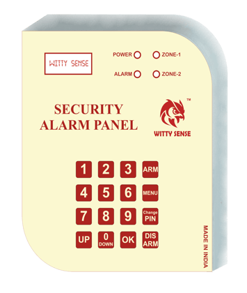 2 Zone Hybrid Burglar Alarm System