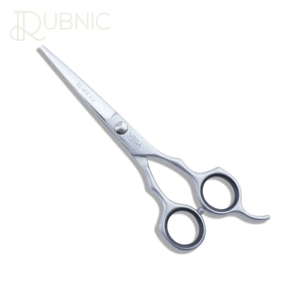 Vega Professional Silver Ice 5.5” Hairdressing Scissors - Luxury Satin Finish, Long-Lasting Sharpness