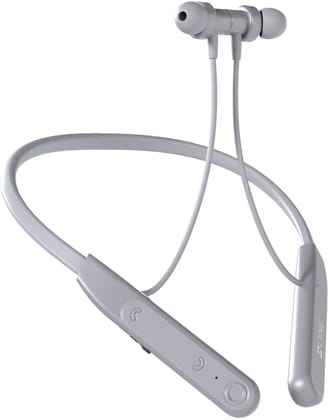 LYNE Rover 25 50 Hours Music Time Bluetooth Neckband with Touch Function Wired  (Gray, True Wireless)