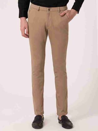 Albion Mens Khakhi Casual Pant
