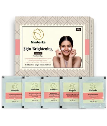 Nimbarka Natural Glow Facial Kit For All Skin Type ( Pack of 6 )