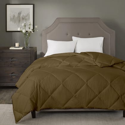 Razzai Summer Season 100 GSM Ac Comforter Super Soft Fluffy Comforter |Beige-Double / Beige