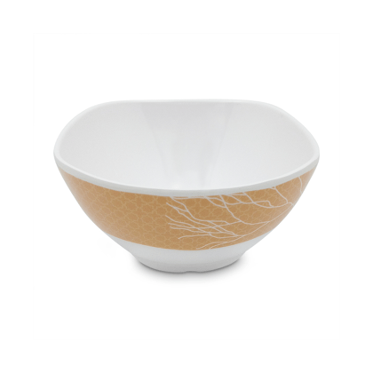 SUPERWARE | Pure Melamine | Soup Bowl Set - GOLDEN BRANCH (4.5") | 6 Nos.| Stain Free, Glazed Finish