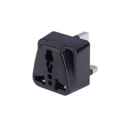 MX MX-3009 Universal Conversion Plug 3 Pin (13 Amp), Black