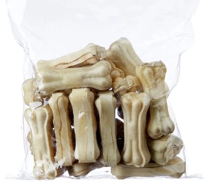 Jacky Treats Small Raw Hide Bones, 4 inch, 1kg