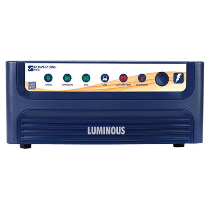 Luminous Inverter & Battery Combo (Power sine 1100 Pure Sine Wave 900VA/12V Inverter with RC18000ST Short Tubular 150Ah Battery) for Home, Office & Shops