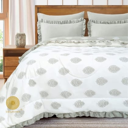 Zoya Cotton Feel Comforter with Frill-Style 2