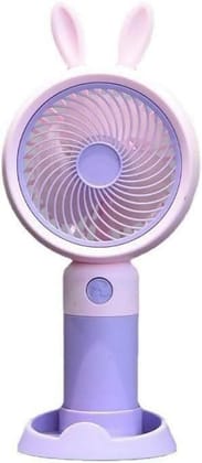 Mini Portable Fan, Powerful Dual Motors Personal Small Handheld with Base (Turbo Fan)