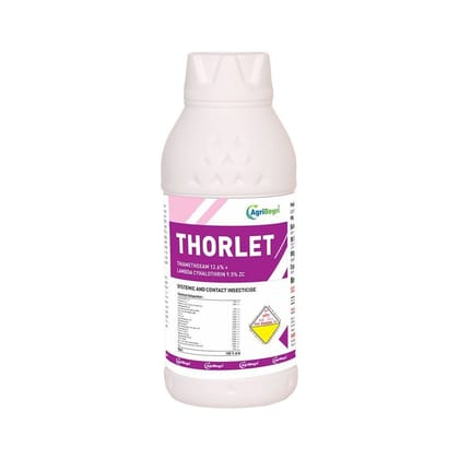 Thorlet 250 Ml - 250 mL - 250 mL - Thiamethoxam 12.6% + Lambda Cyhalothrin 9.5% Zc