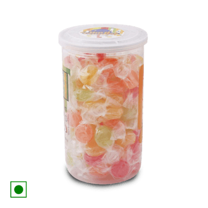 4Fruitz Assorted Flavour Hard Candy, 320 gm Jar