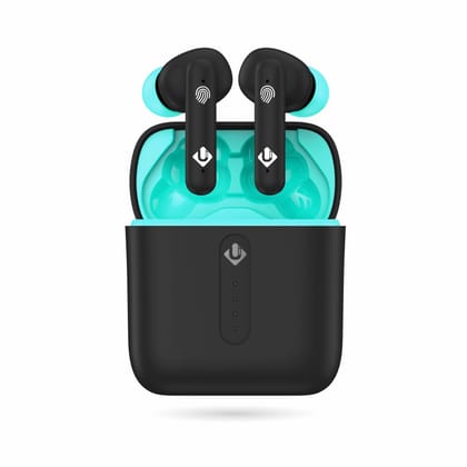 U&i Prime Buzz 3 with 40 Hours playtime Bluetooth Headset (True Wireless Earphone)-Black-Green